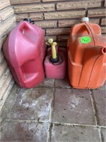 3 GAS CANS