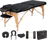 GreenLife 28in Massage Table  Black