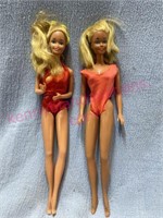(2) 1966 Mattel Barbie dolls