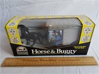 PA Dutch Horse & Buggy Tin Bank