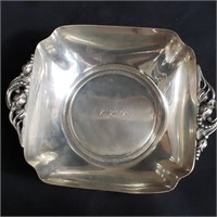 Monogrammed sterling silver bowl 250 g