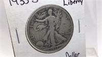 1935S Walking Liberty Half Dollar