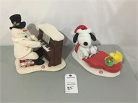 Hallmark Musical Plush Snowman & Snoopy - 2