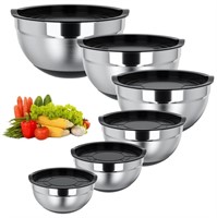 WFF4235  TINANA Stainless Mixing Bowls 6 Piece