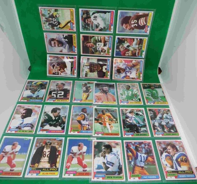 27x 1981 Topps NFL Football Cards Joe Greene ++