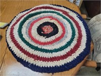 Round Multi Color Floor Mat
