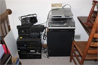 Stereo Equipment, record player, cassette