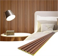 Art3d Slat Wall Panels  96 x 6 in. Teak