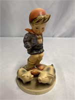 VINTAGE GOEBEL HUMMEL FARM BOY FIGURE 5.5"