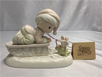 VINTAGE ENESCO PRECIOUS MOMENTS PORCELAIN BISQUE