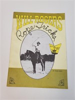 Will Rodgers Rope Tricks Book