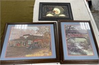 3 Framed Prints