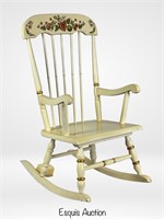 Vintage Oak Hill Children's Musical Rocking Chair