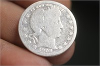 1909 Barber Quarter