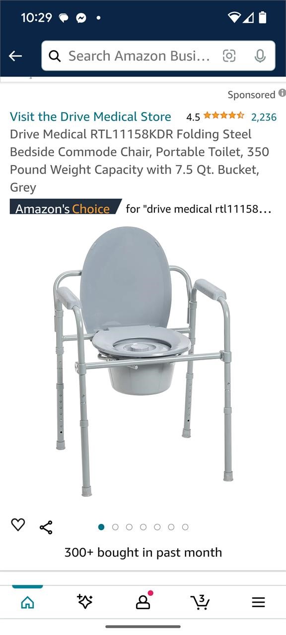 Bedside Commode Chair,