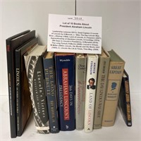 10 Abraham Lincoln Books, assorted