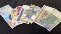 Group of paper foreign money