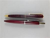 347/93 Lot of 2 Vintage Ink Pens - Diplomat Pen -