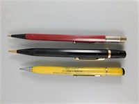 347/94 Lot of 3 Vintage Ink Pens