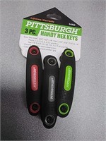 Pittsburgh 3pc Handy Hex Keys NEW