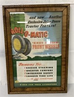 John Deere Roll-O-Matic Framed Poster