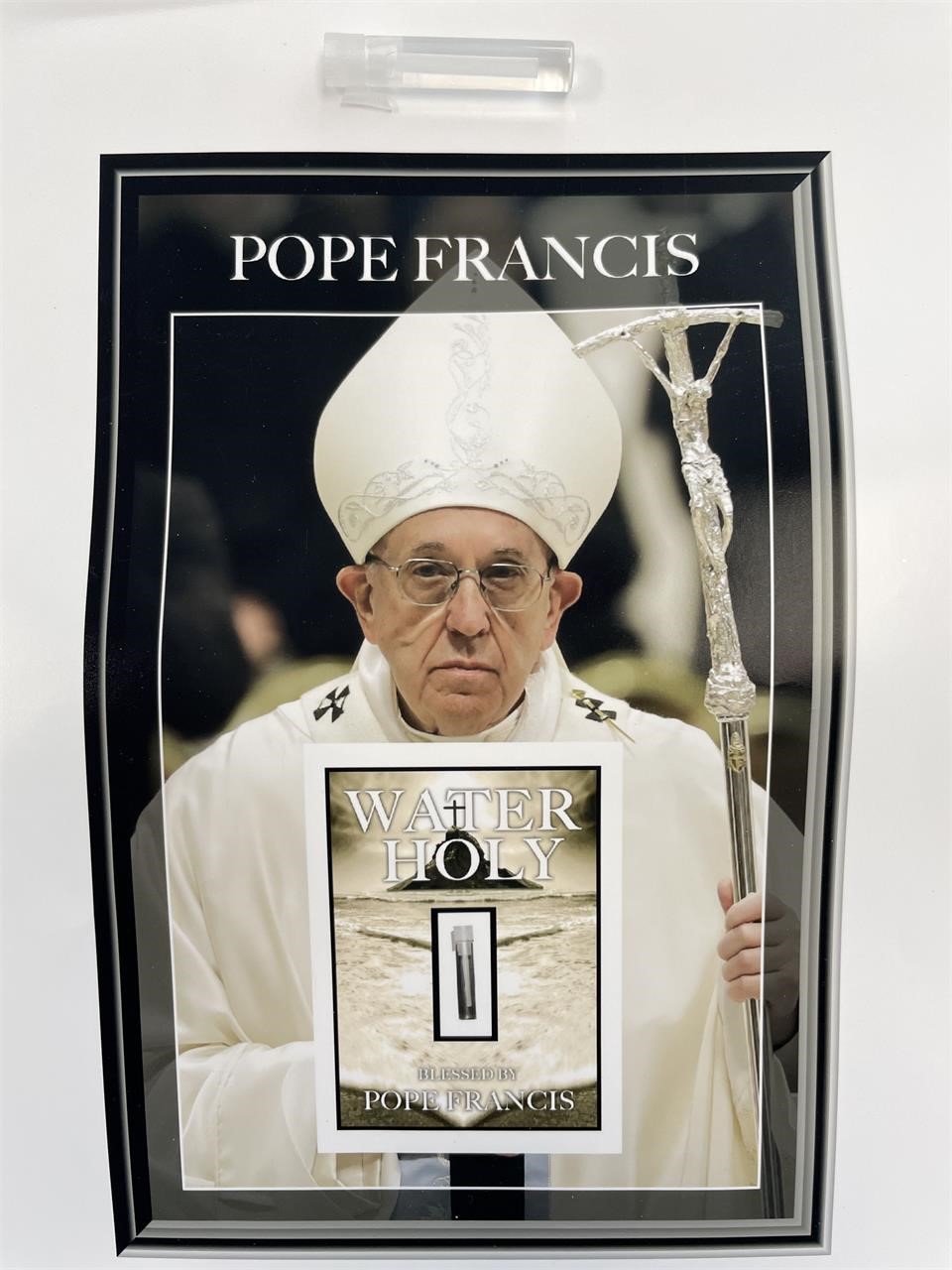 Holy Water blessed by Pope Francis