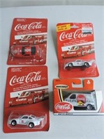 4 Coca-Cola DieCast Cars & Trucks