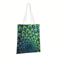 Reusable Shopping Bag-Peacock Design
