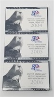 2004, 2005, 2006 US Mint 50 State Quarter Sets