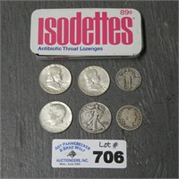 Silver Half Dollars & Early Quarters