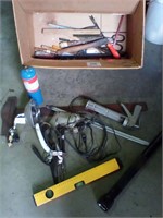 Misc. tools and Mag light in box