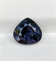 NATURAL VIOLET CEYLON SPINEL 5.29 CTS - CERTIFIED