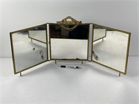 Vintage folding mirror