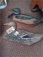 Early cardboard duck decoys