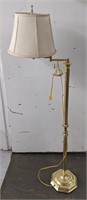 Floor Lamp w/ gold Finish, 61" H