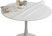 Round 22 Inch Clear PVC Table Cover Protector