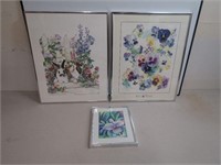 Signed Water Color Art Lot
