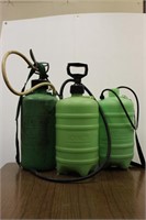 3 Green Sprayers