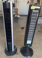 J - LOT OF 2 TOWER FANS (G13)