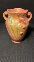 Vintage Roseville Poppy Double Handle Vase