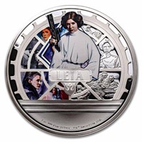 2023 Niue 3 Oz Silver $10 Star Wars: Princess Leia