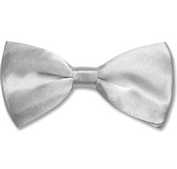 Mens Formal Satin Banded Bow Tie Fashion Bowtie