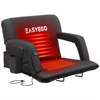 Easyego Heated Stadium Seat for Bleacher with Back