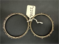 2 Silver Bracelets