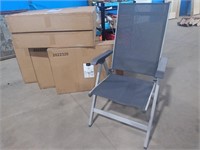 (6) Folding Adjustable Patio Chairs