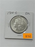 1904-O Morgan Silver Dollar, BU