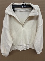 Size 2XL Half Zip Up Sweatshirt