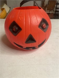 Halloween pumpkin bucket - some damage