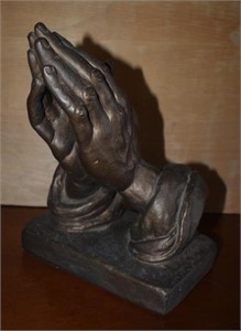 Praying Hands Sculpture by Austin