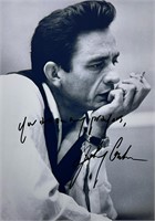 Autograph COA Johnny Cash Photo